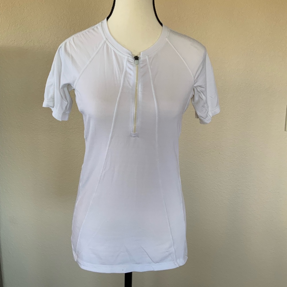 Women’s White Workout Top
